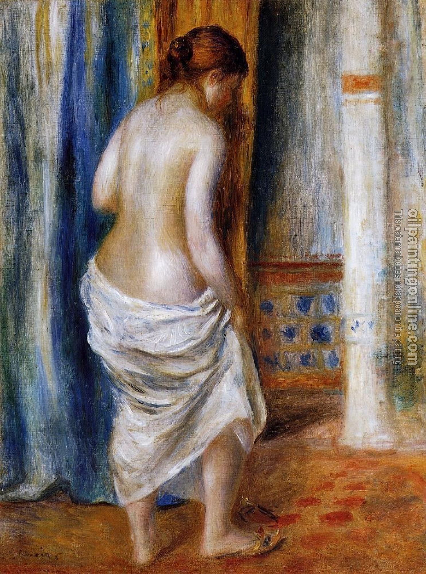 Renoir, Pierre Auguste - The Bathrobe